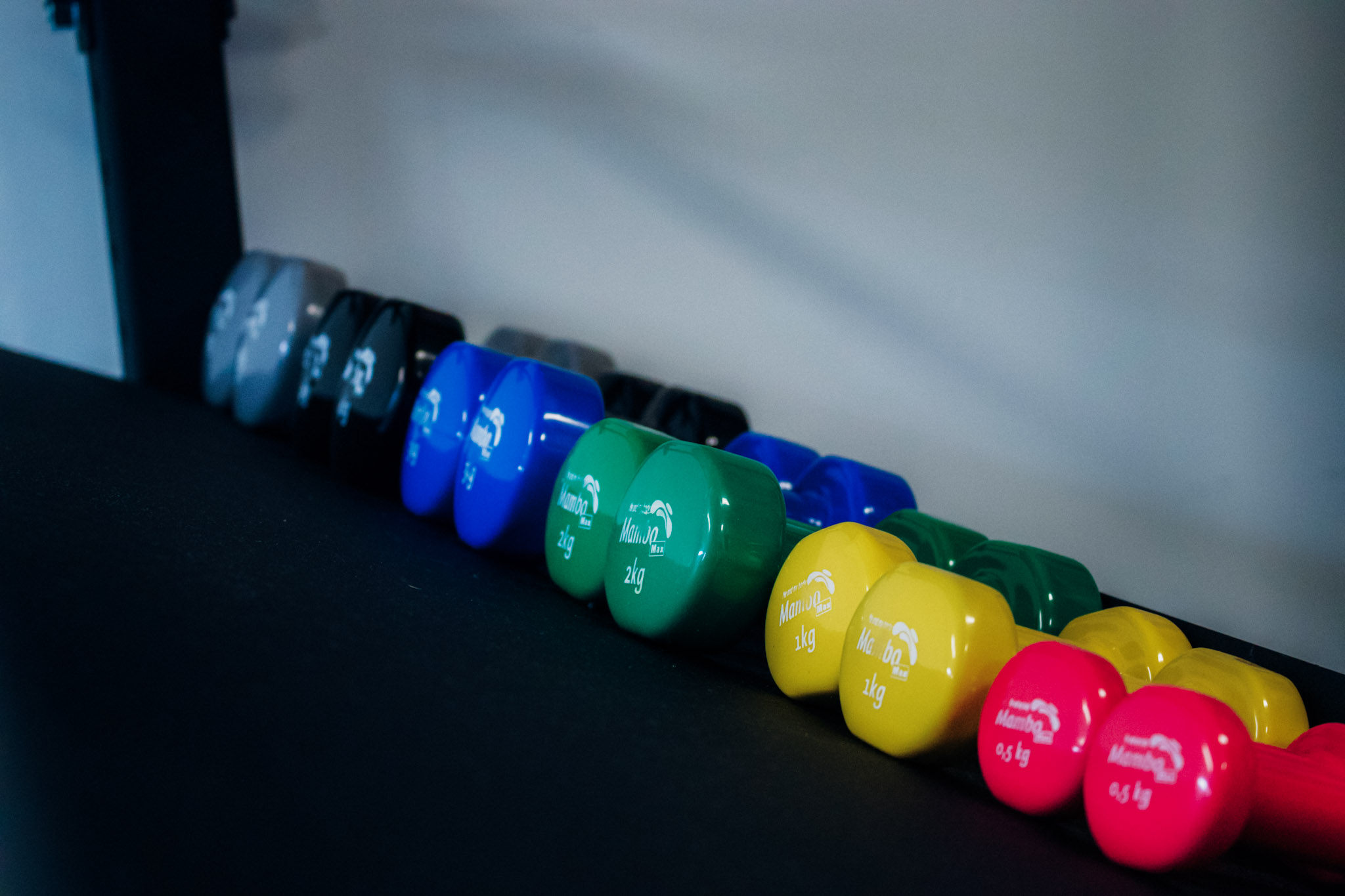 Vrije gewichten - Volledige reeks dumbbells en kettlebells